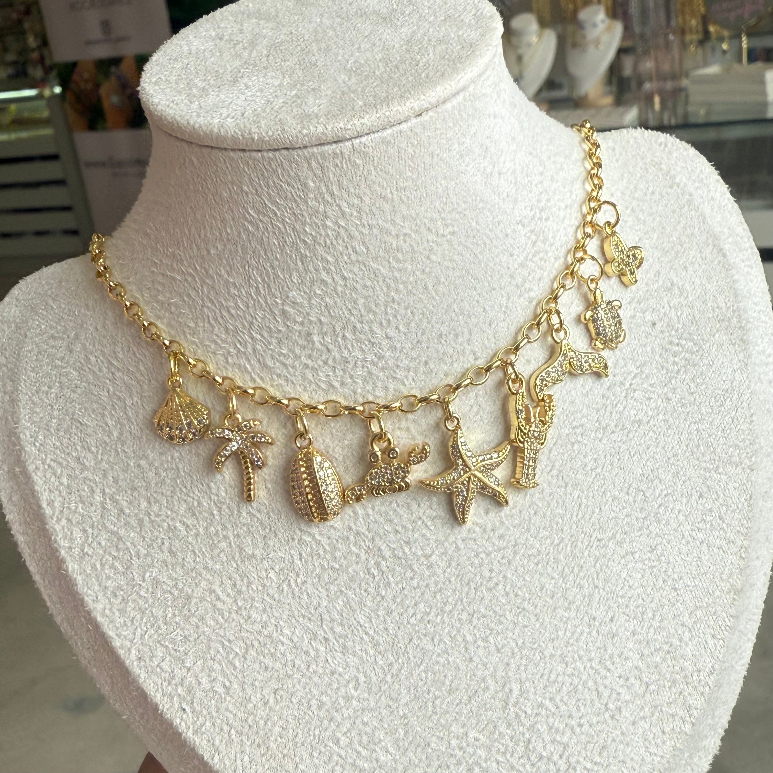 Multicharm  Necklace