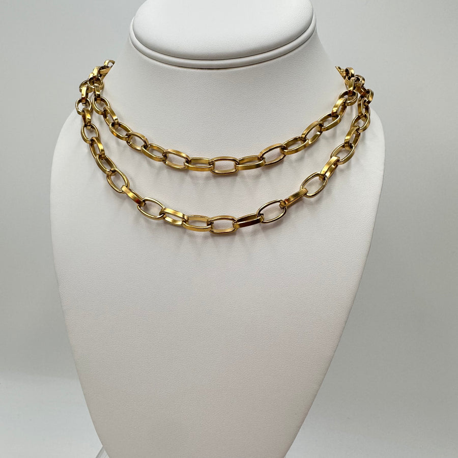 Chunky Oval Necklace