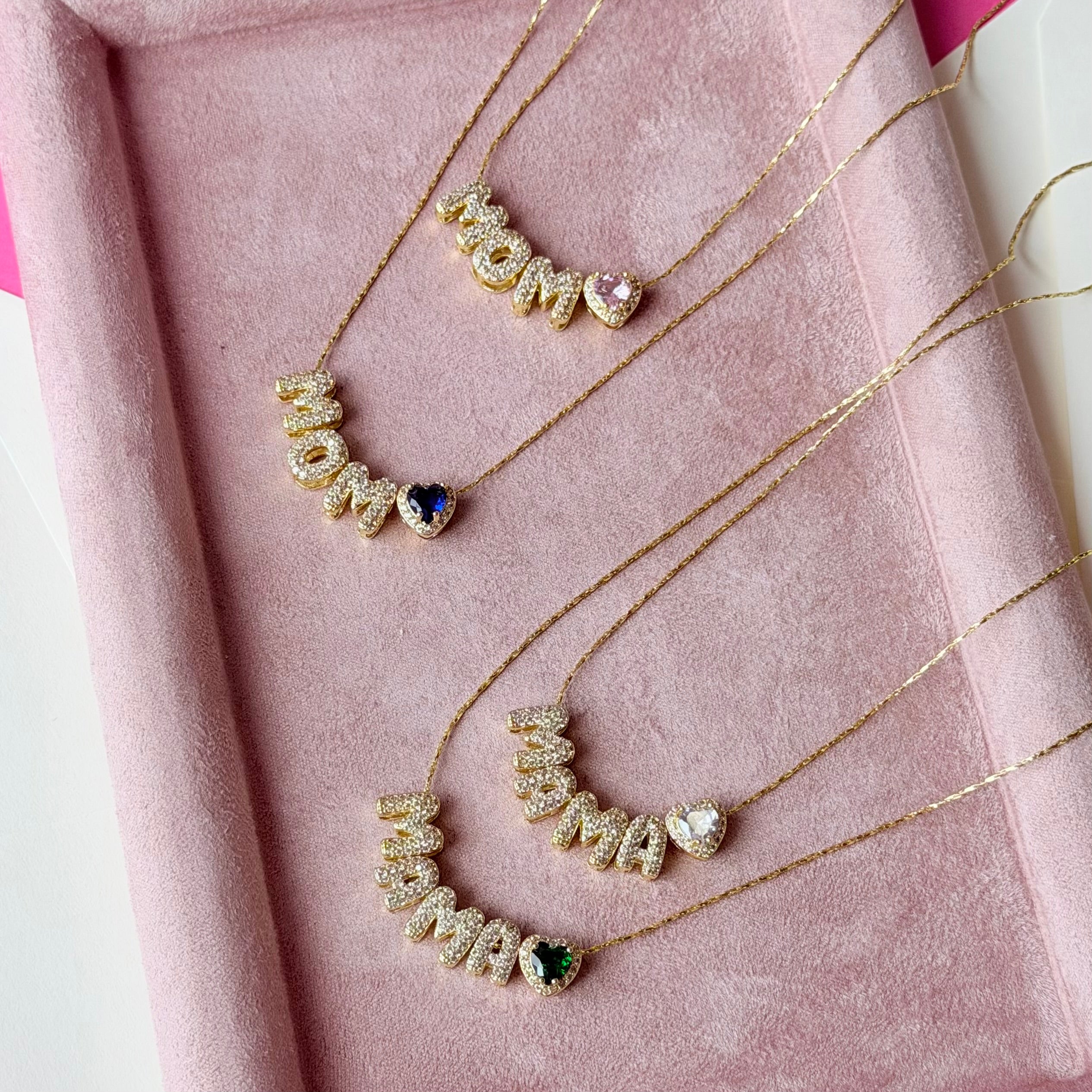 Mama & Mom Sparkle Necklace