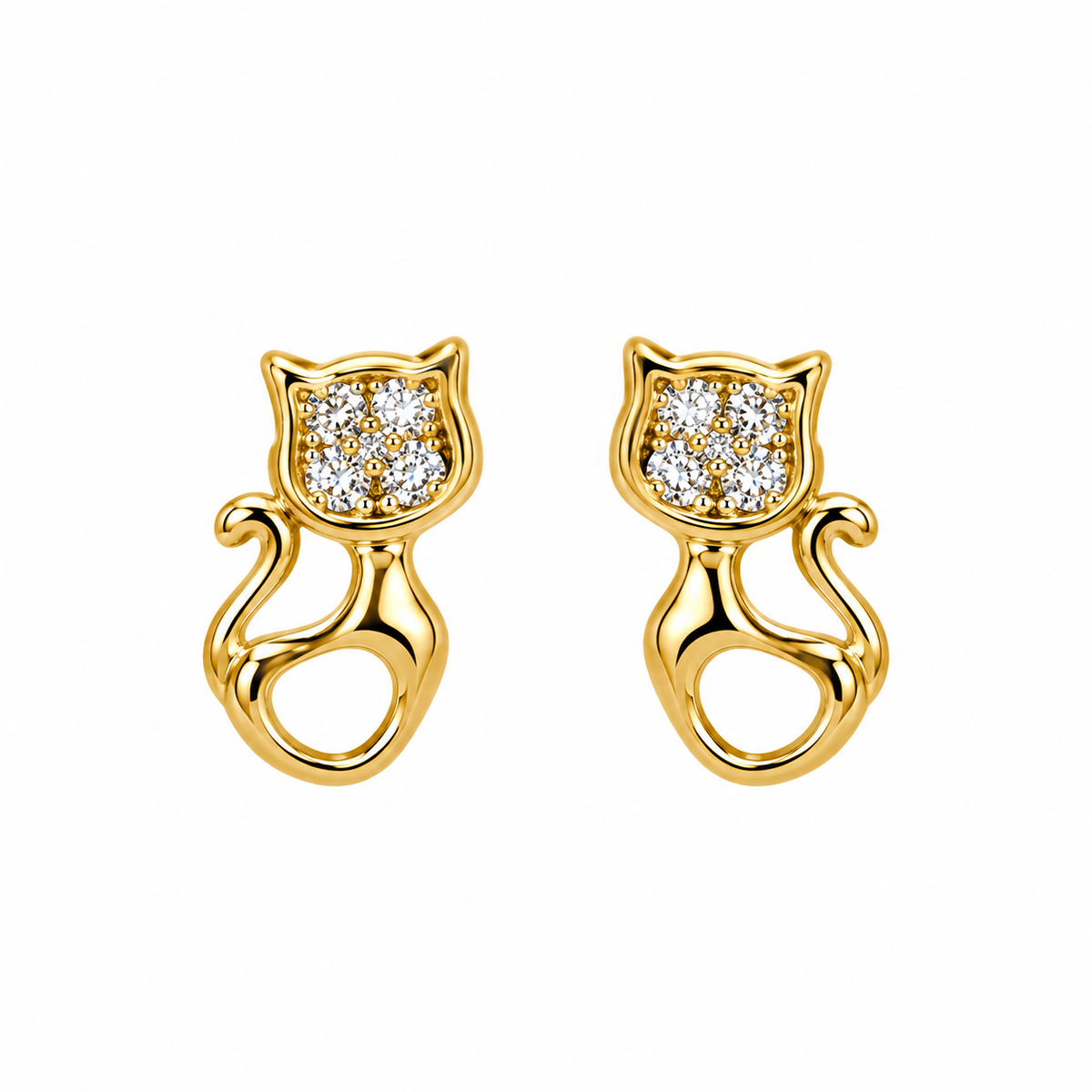 Kitty Cat Studs
