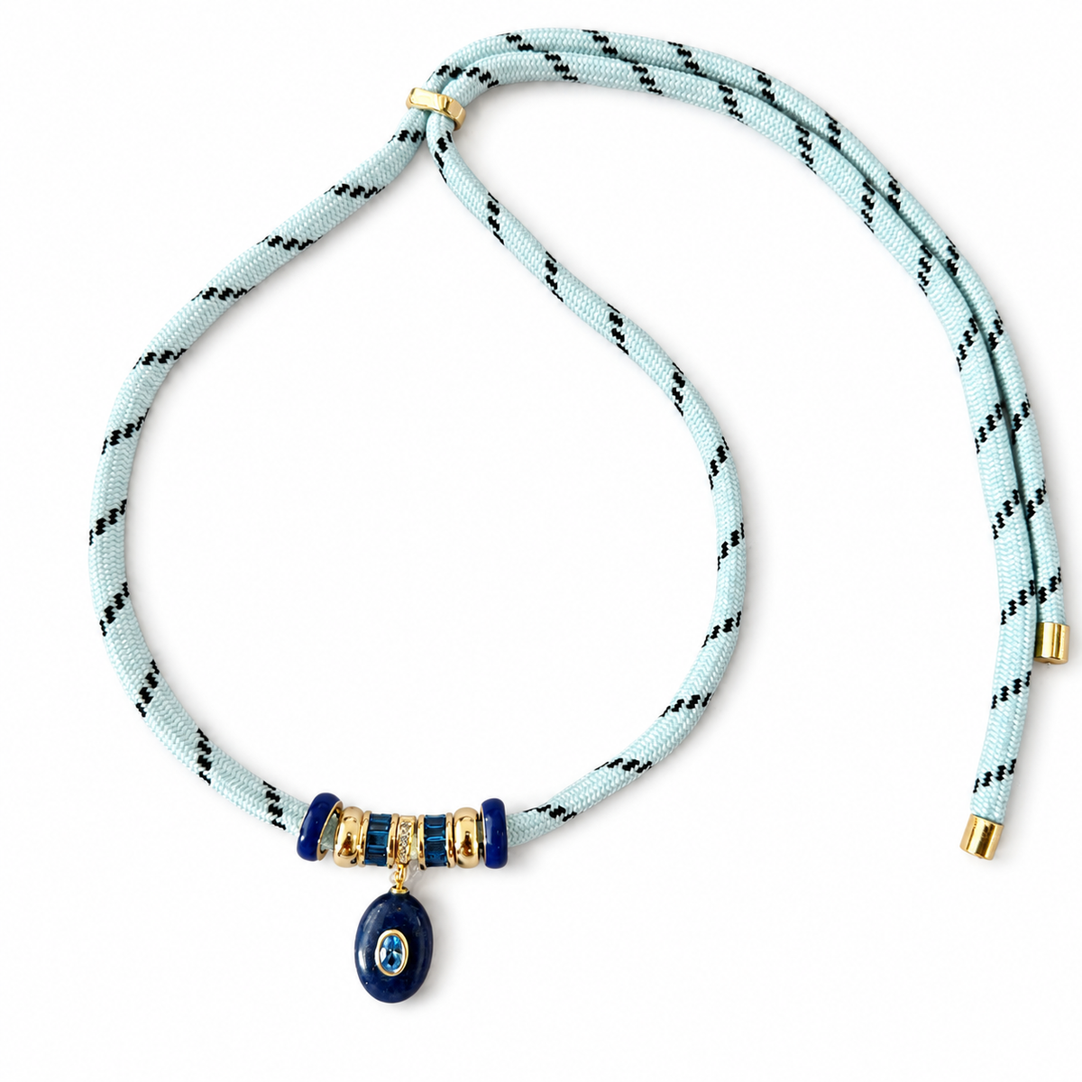 Boho Stone Cord Necklace