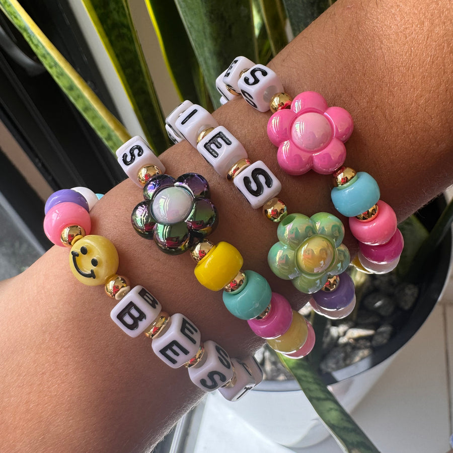 Rainbow Besties Beads Bracelet