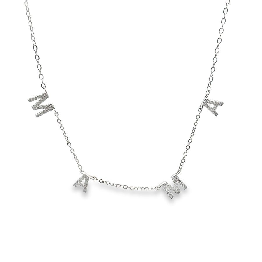 Mama Zirconium Necklace