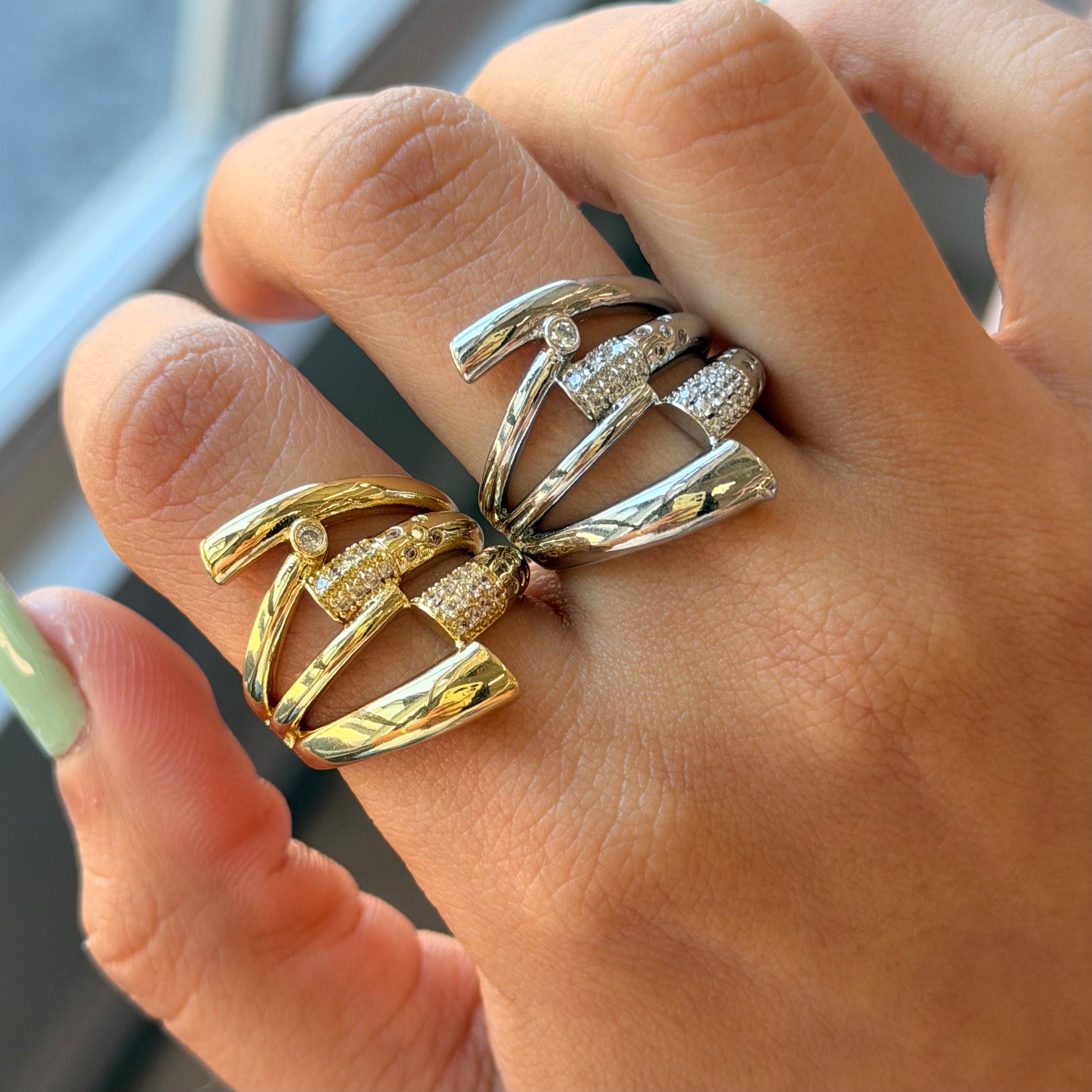 Interlaced Wood Ring