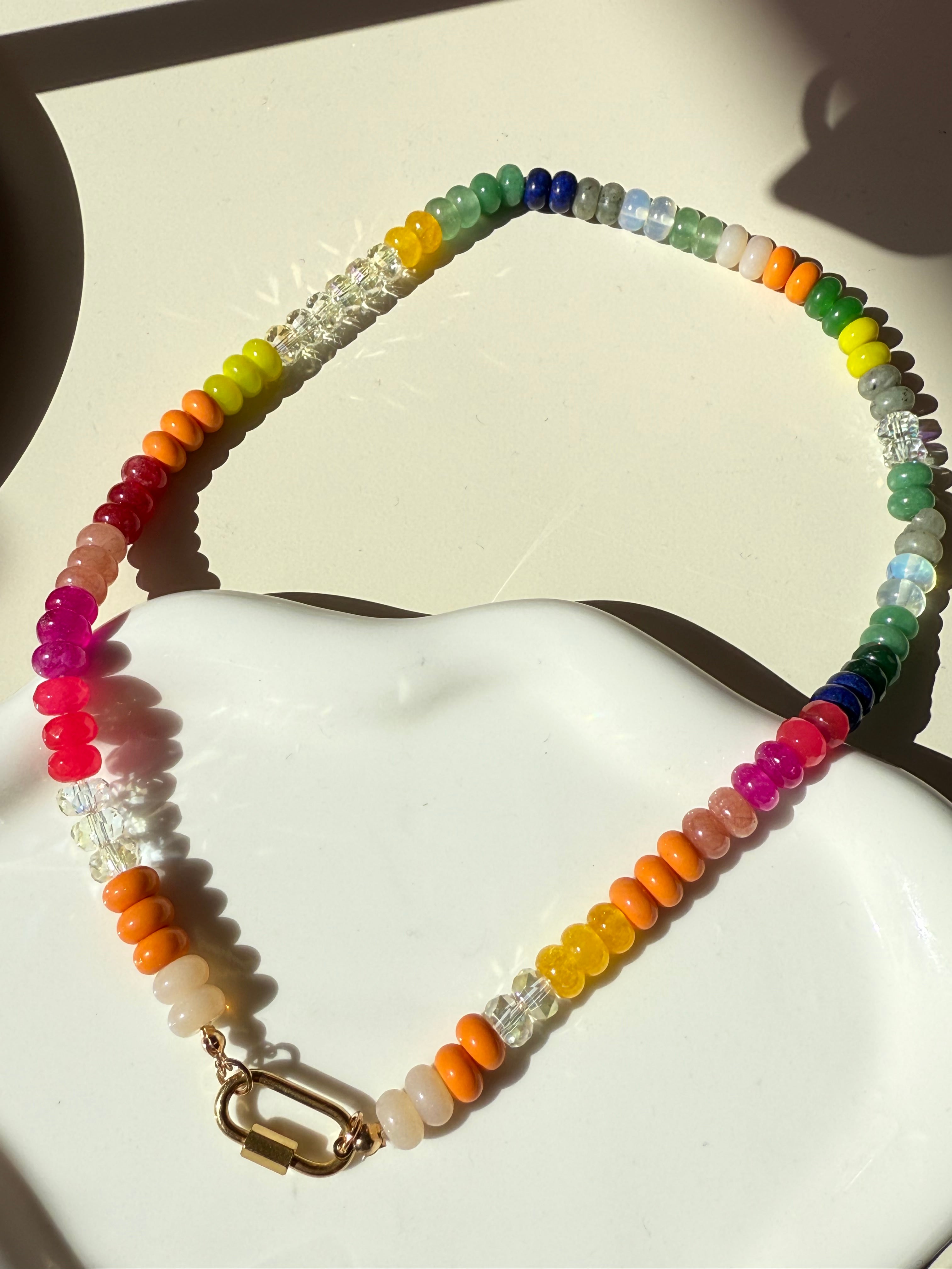 Rainbow Colors  Necklace