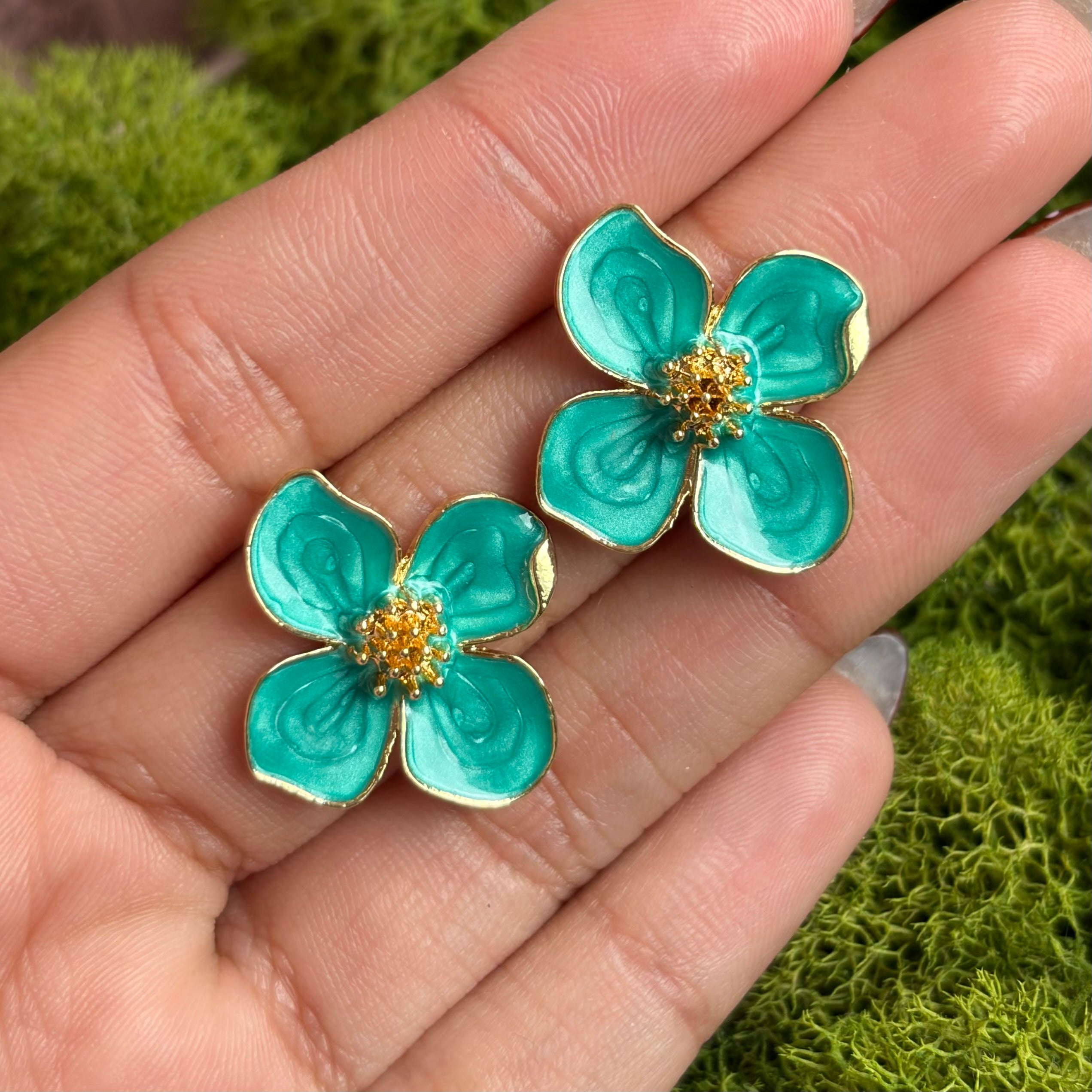 Flower Color Earrings