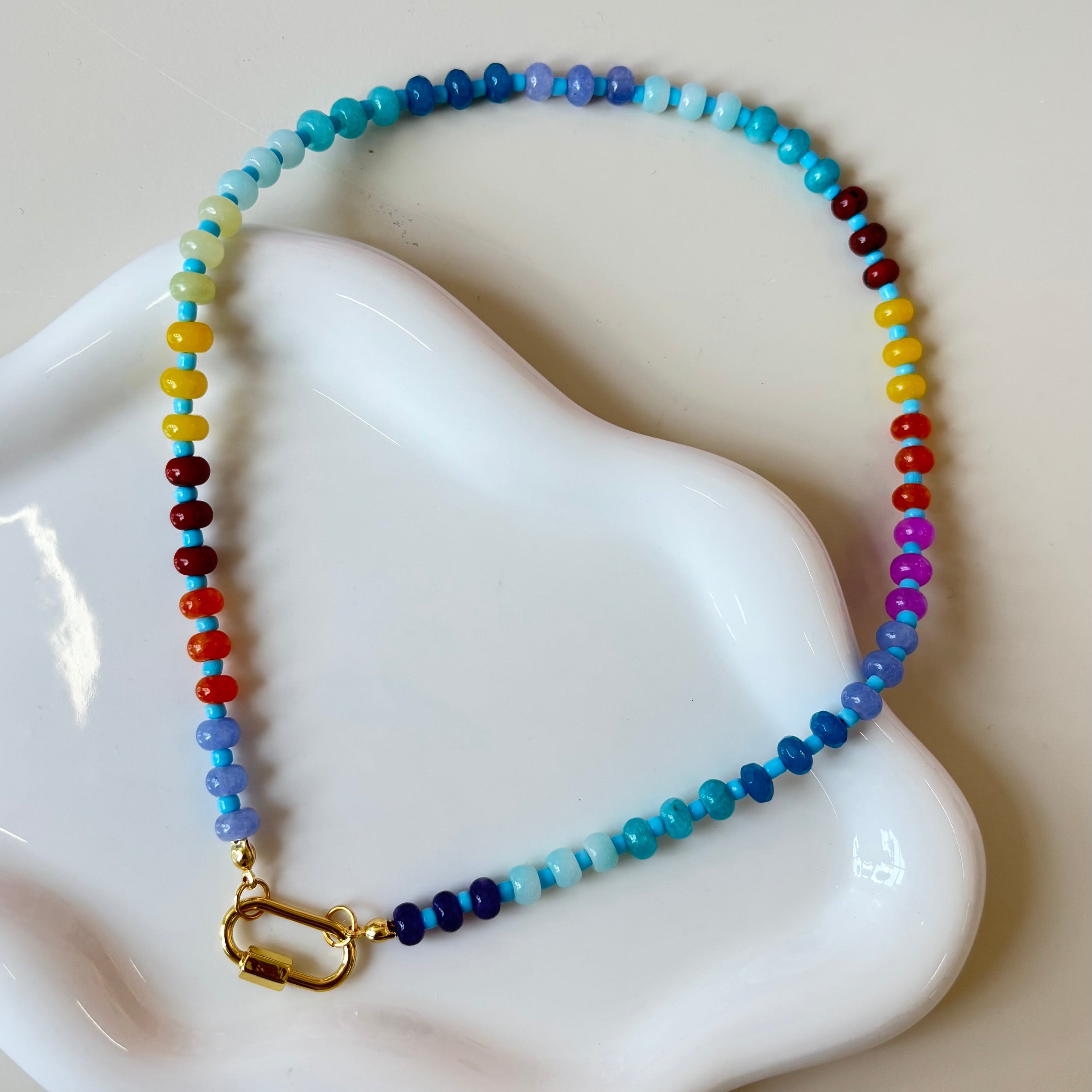 Rainbow Colors  Necklace