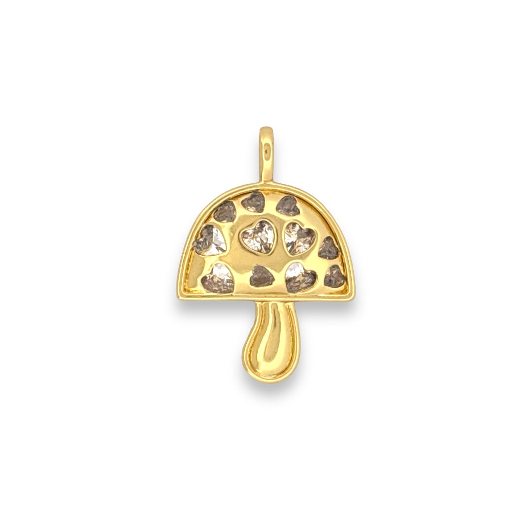 Mushroom Crystal Charm