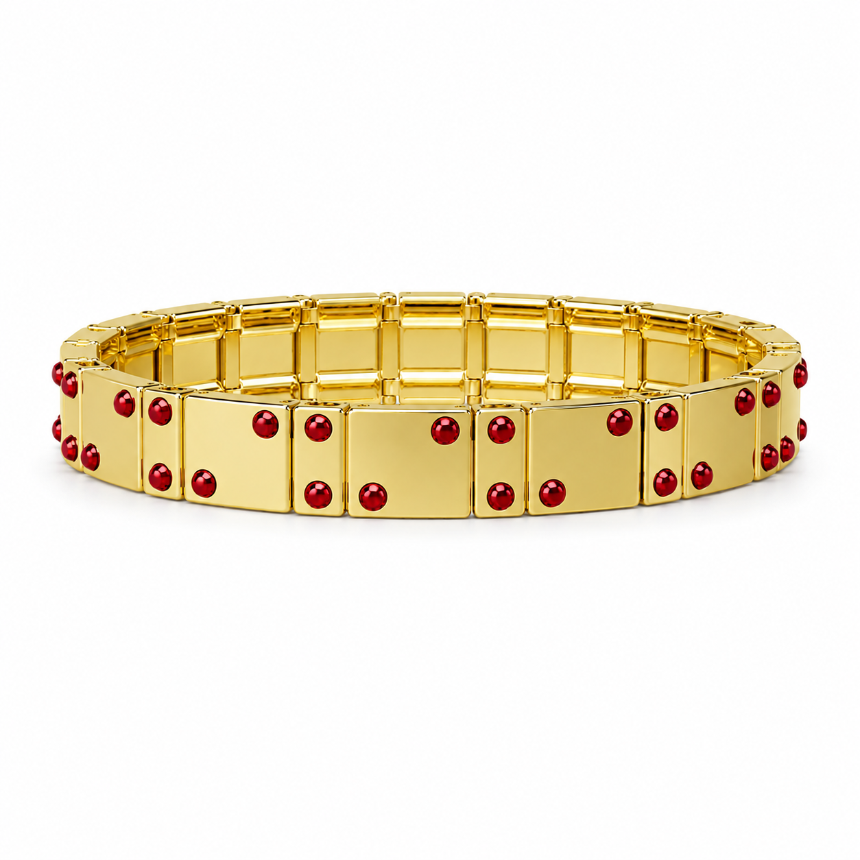 Luxe Tile Crystal Bracelet