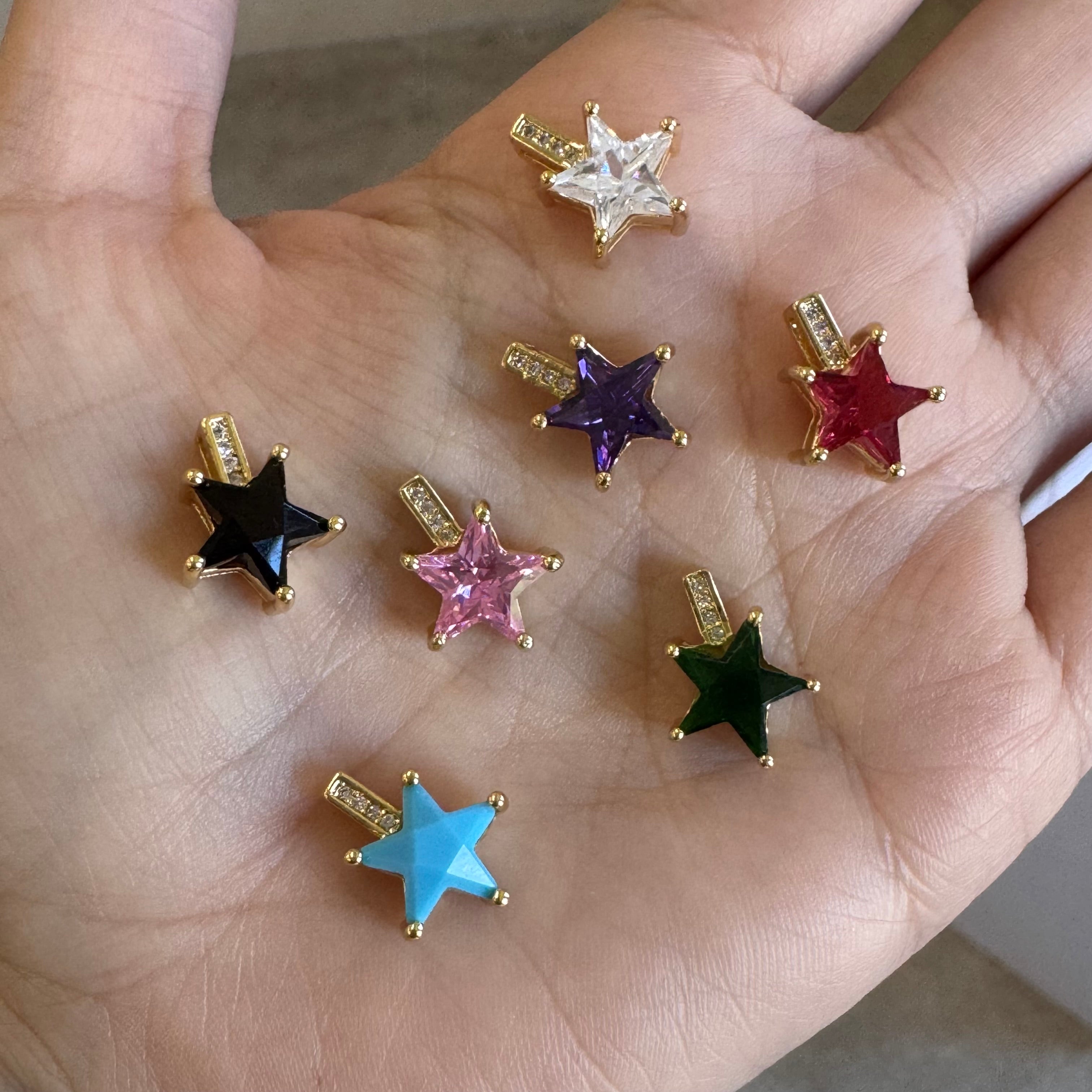 Star Diamond Color Charm