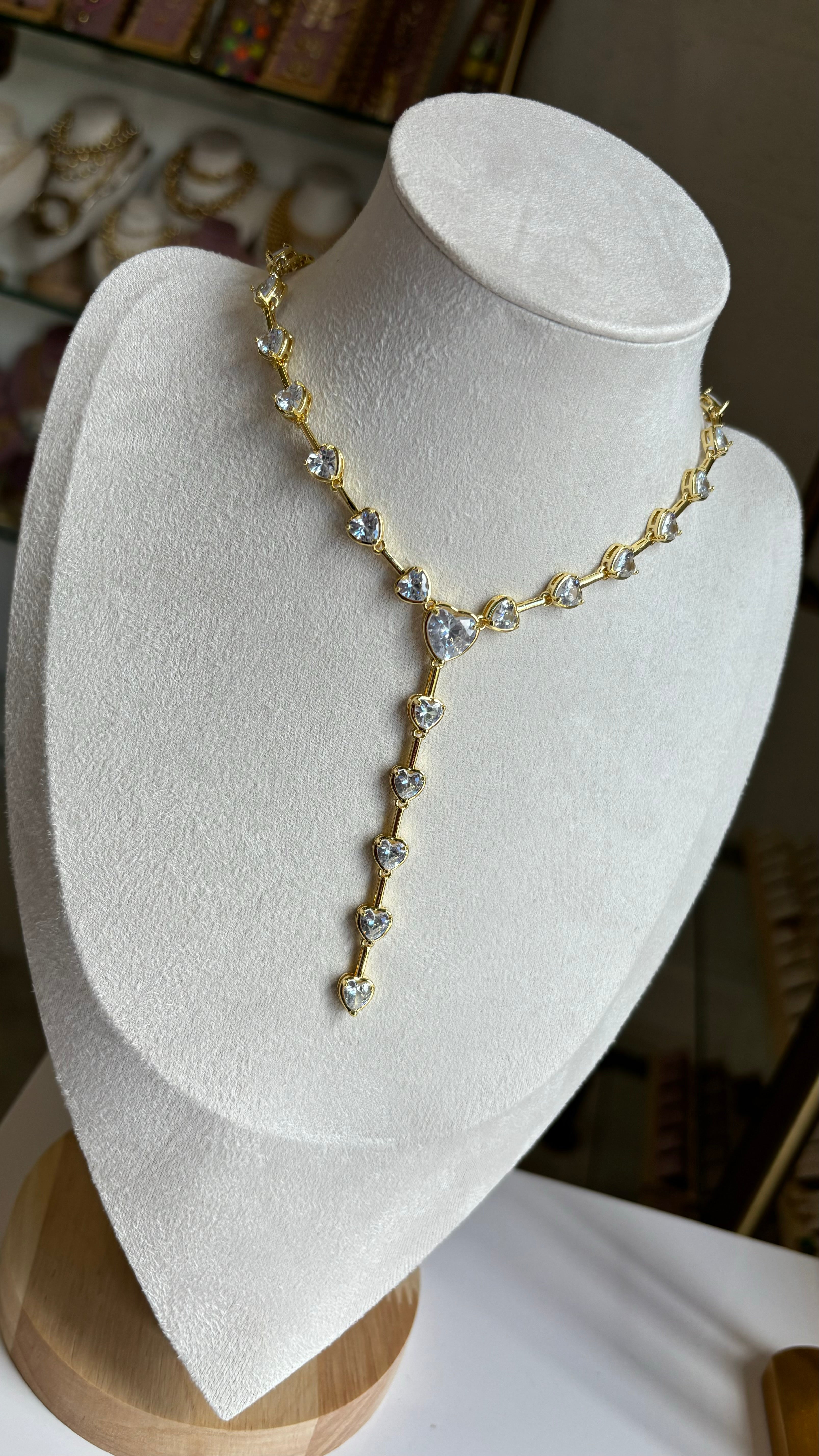 Heart Diamond Layer Necklace