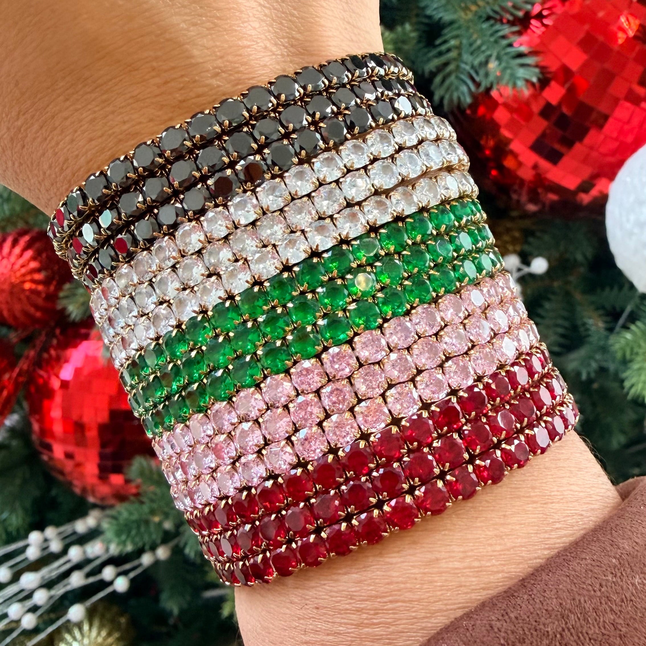 Crystal Bracelets Set