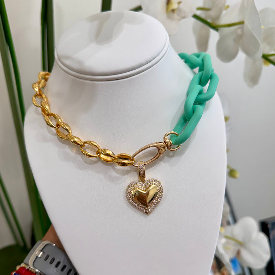 Unique Chain Necklace and Bracelet