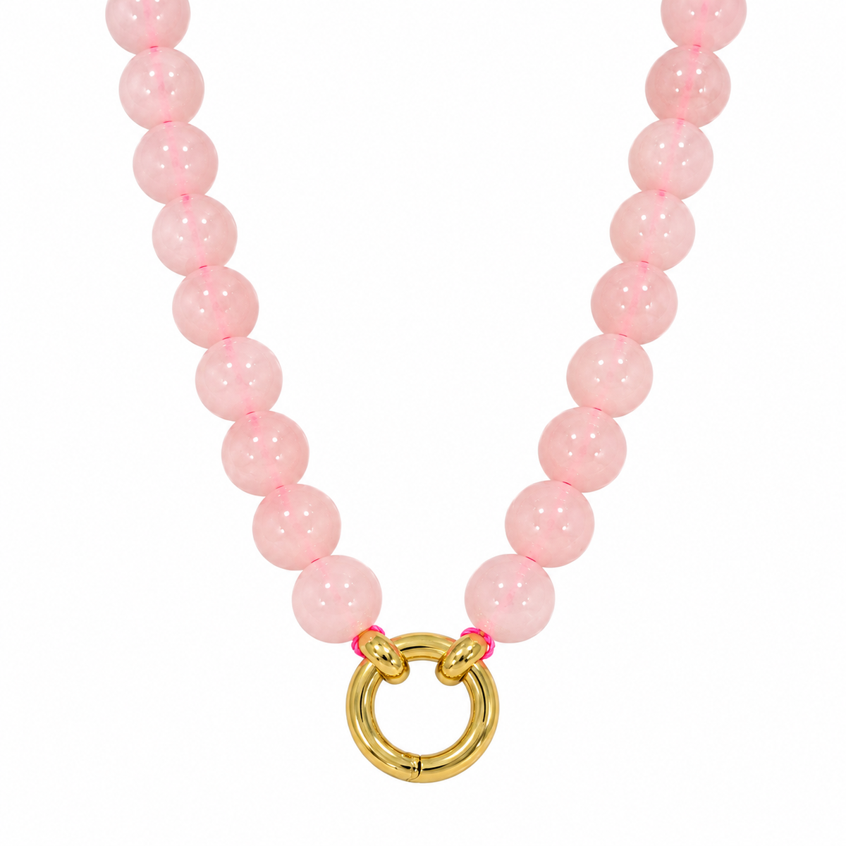 Pink Quartz Necklace