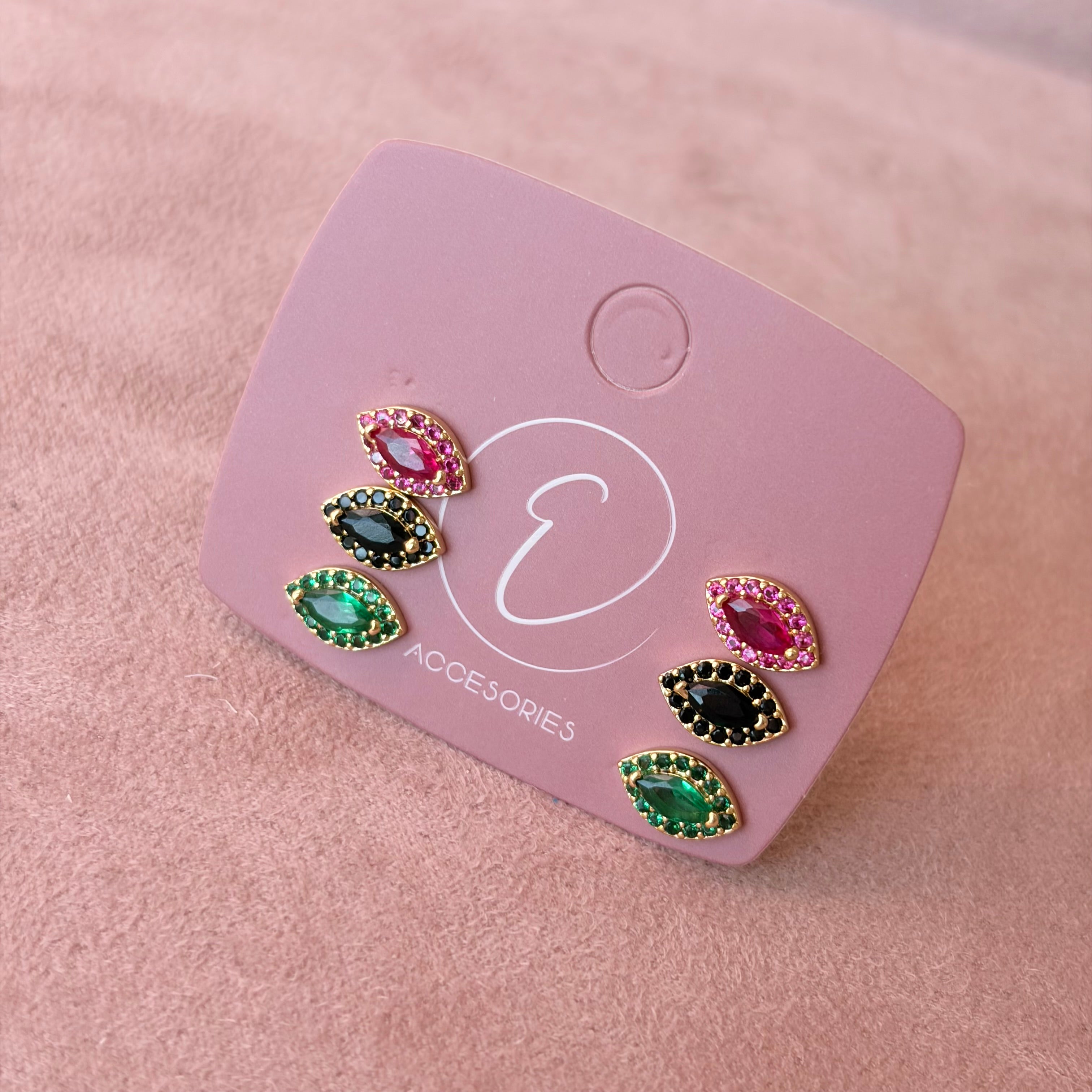 Mini Gem Glow Studs
