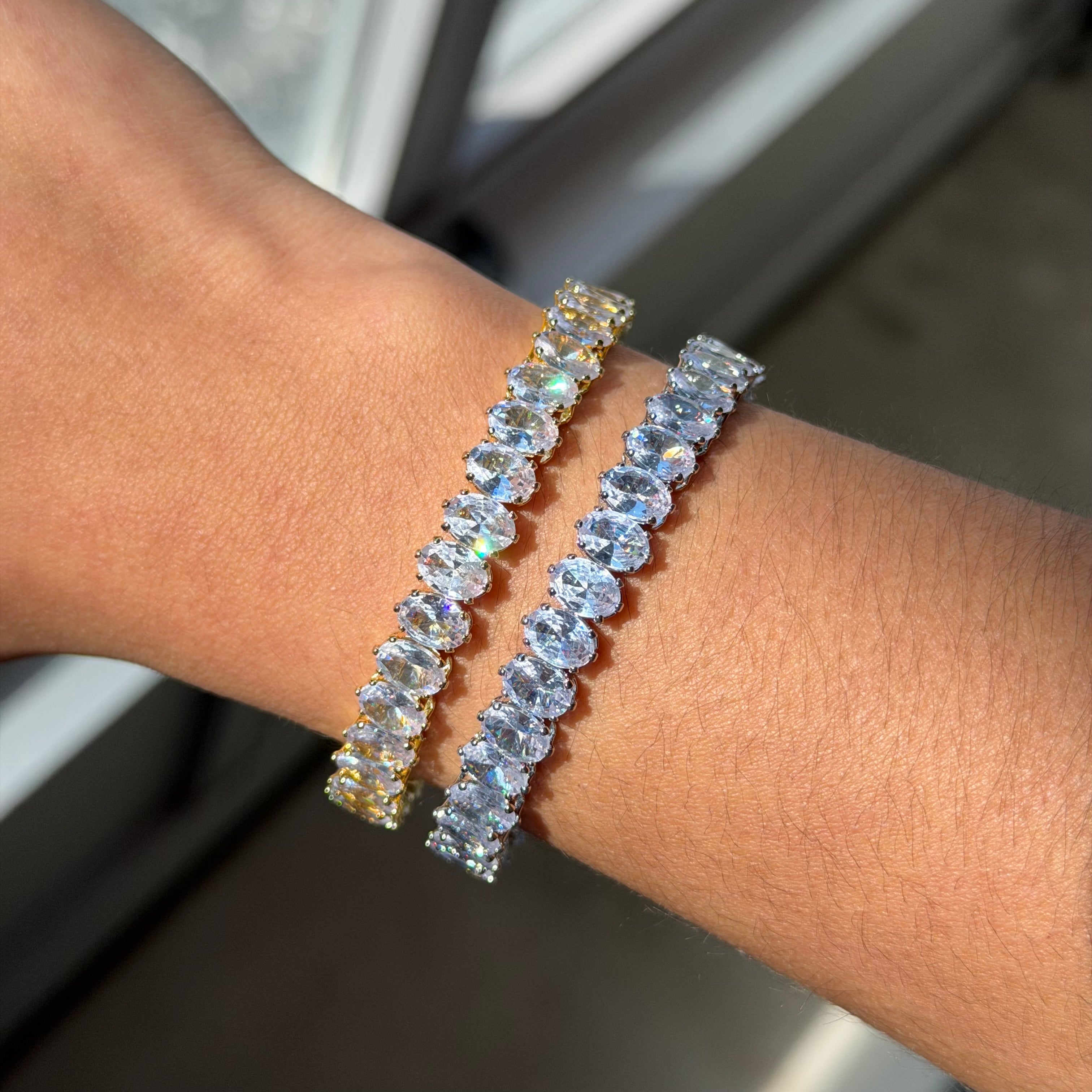 Radiant Oval Flex Tennis Bracelet