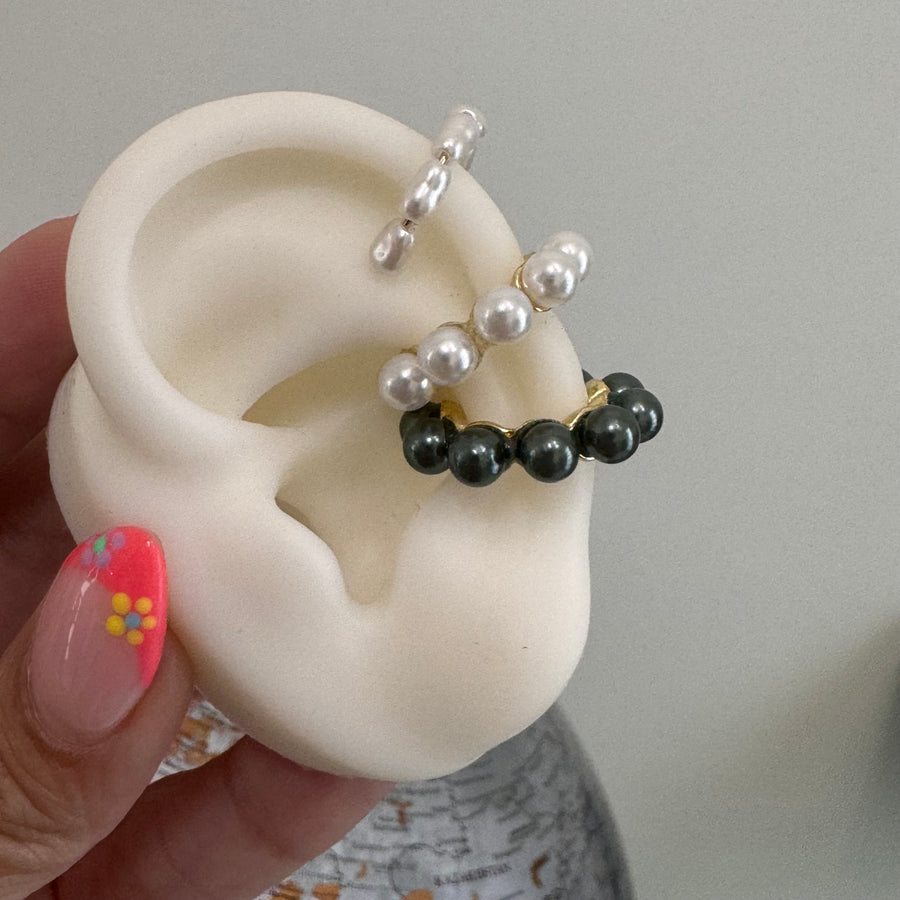 Pearl Line Earcuff