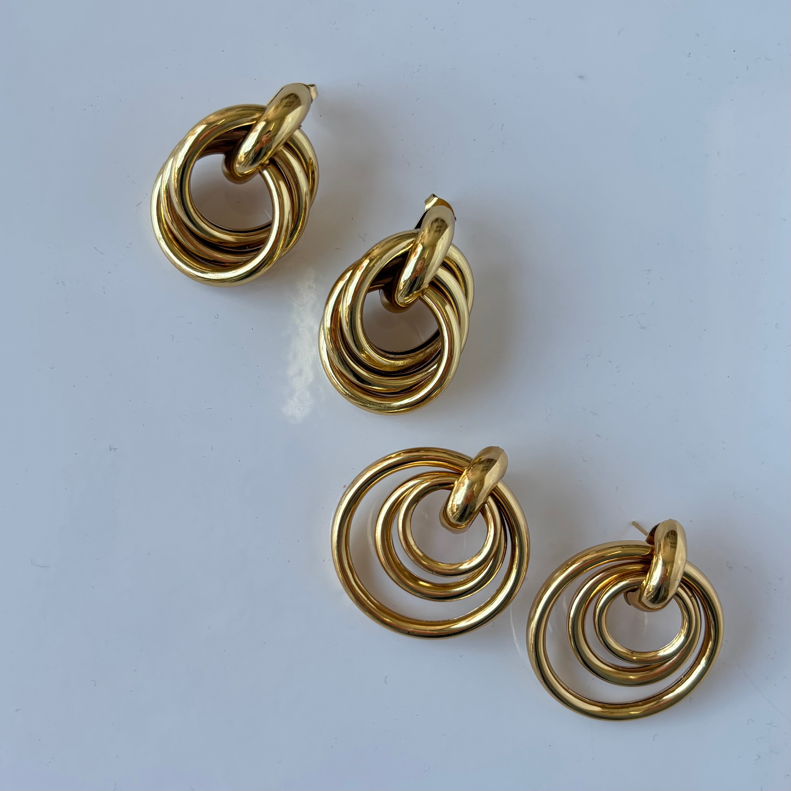 Spiral Rings Earring