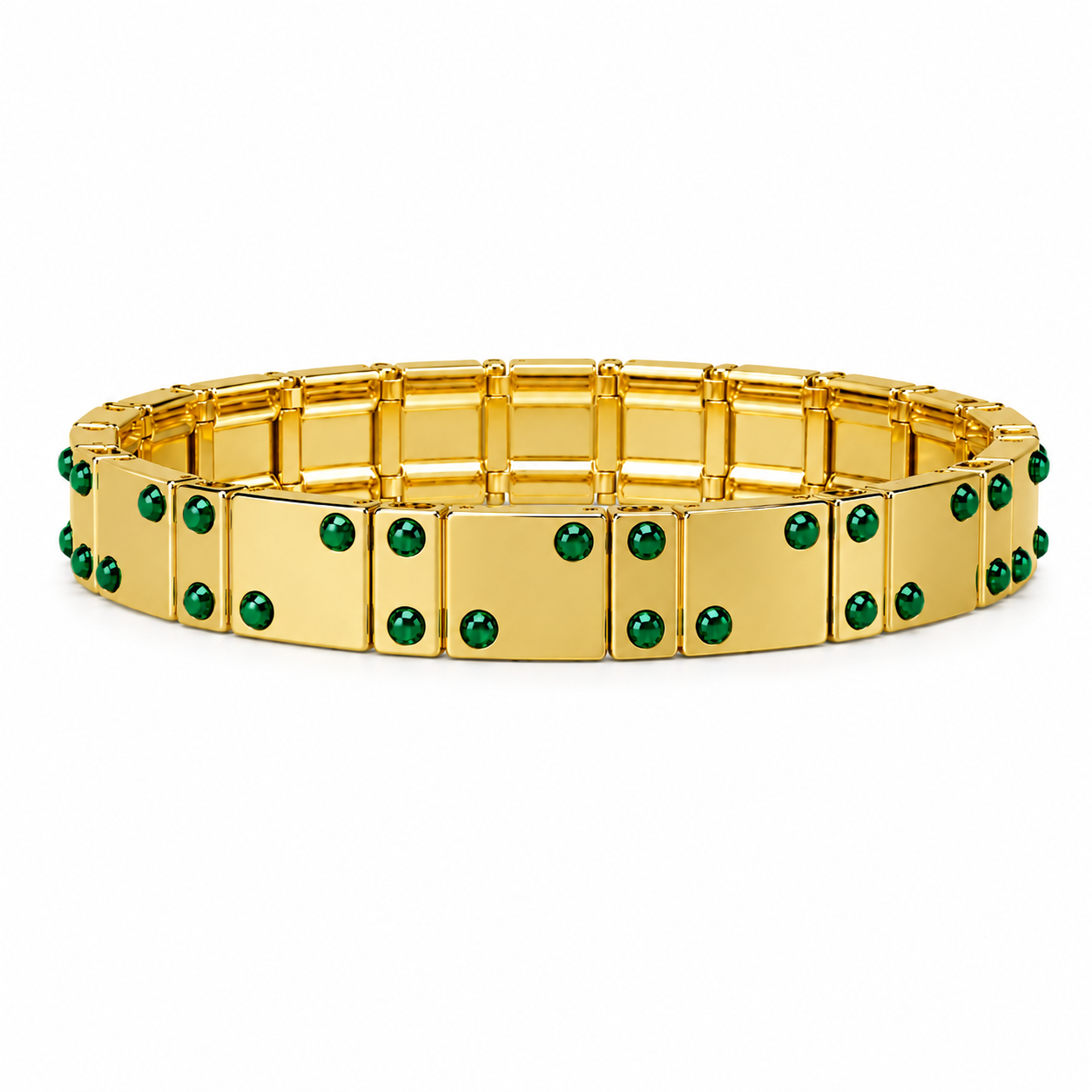 Luxe Tile Crystal Bracelet