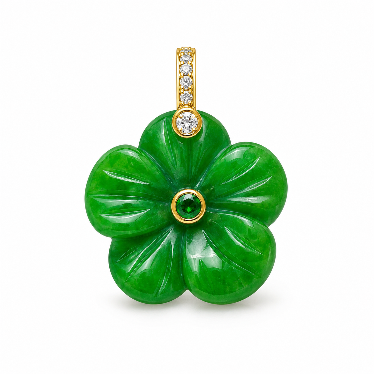 Natural Bloom Stone Charm
