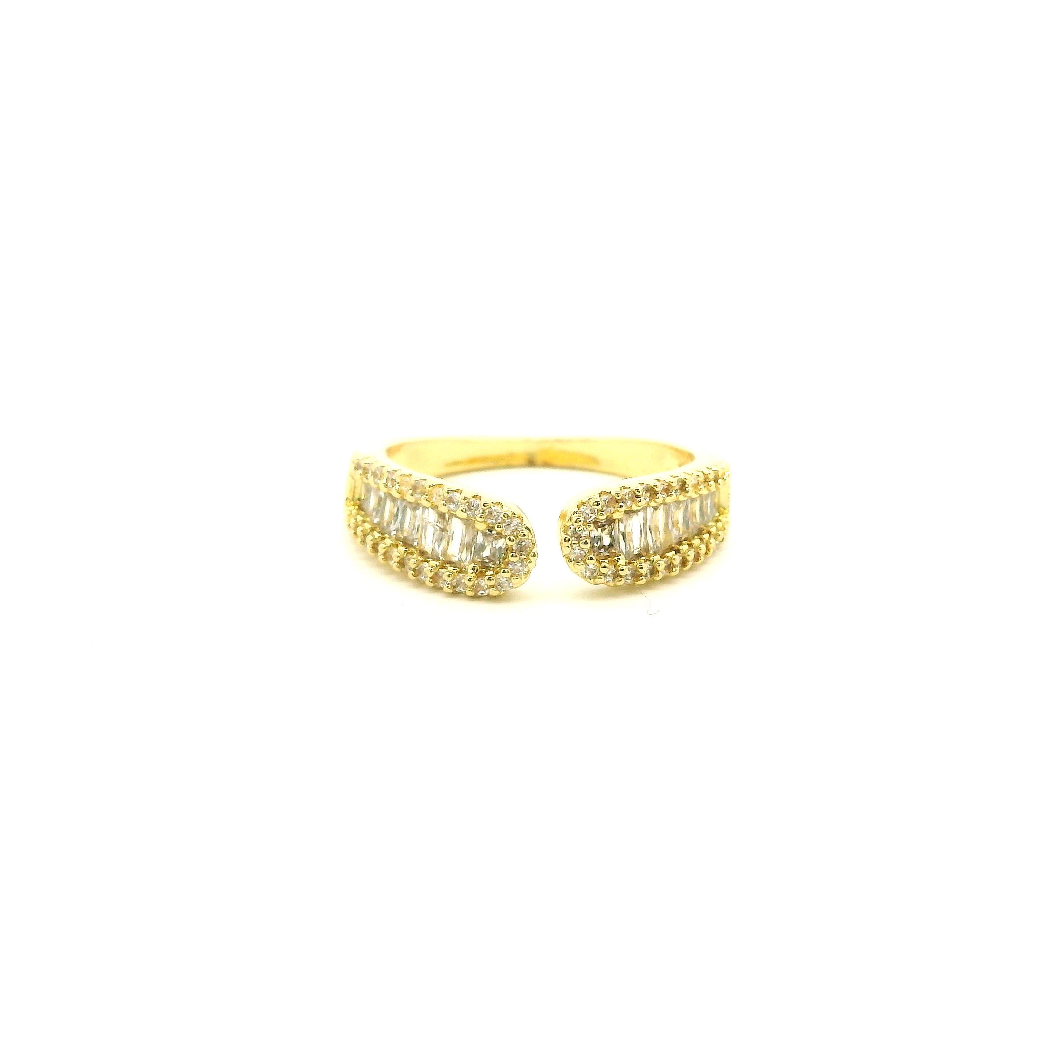 Baguette 2 Point Ring