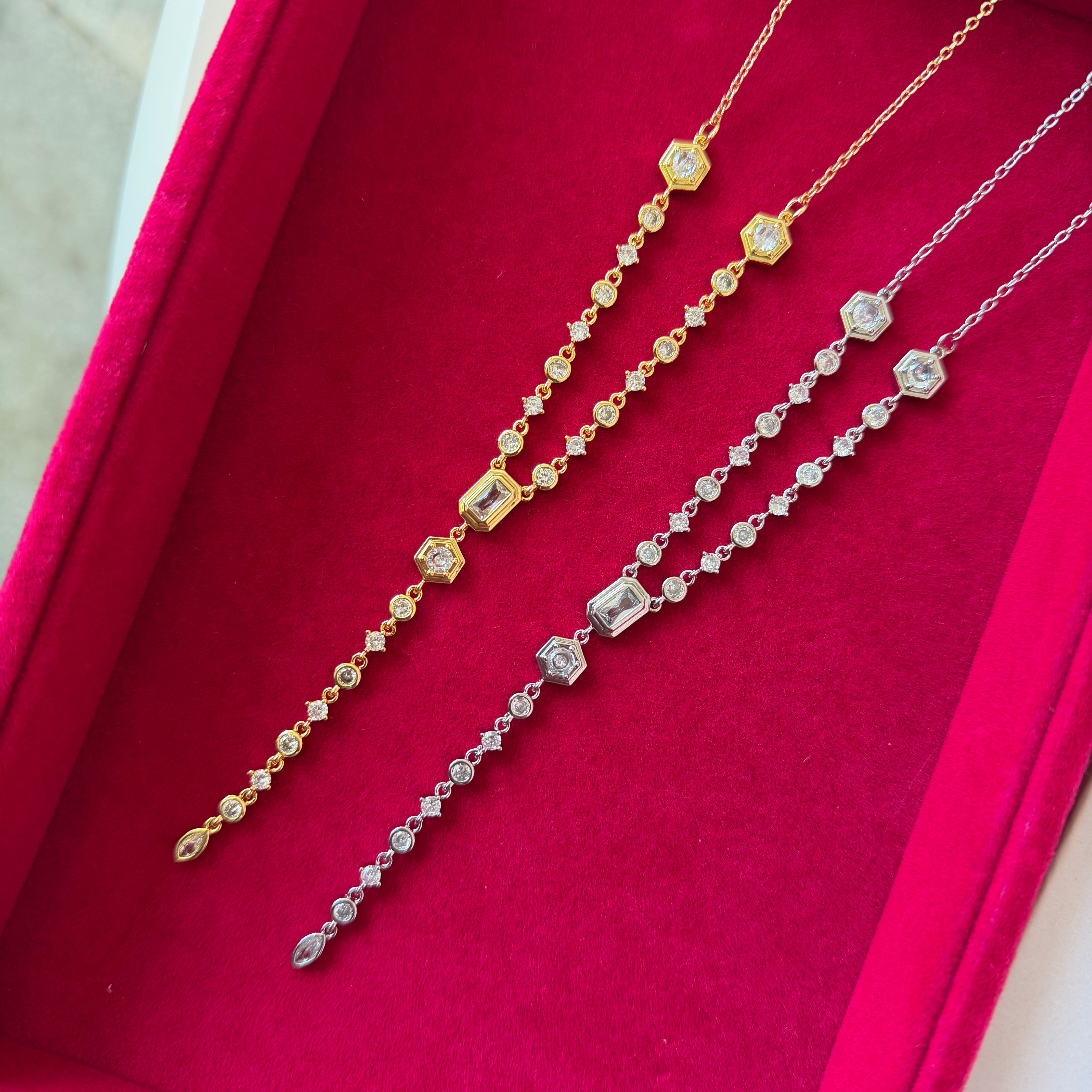 Diamonds Layer Necklace