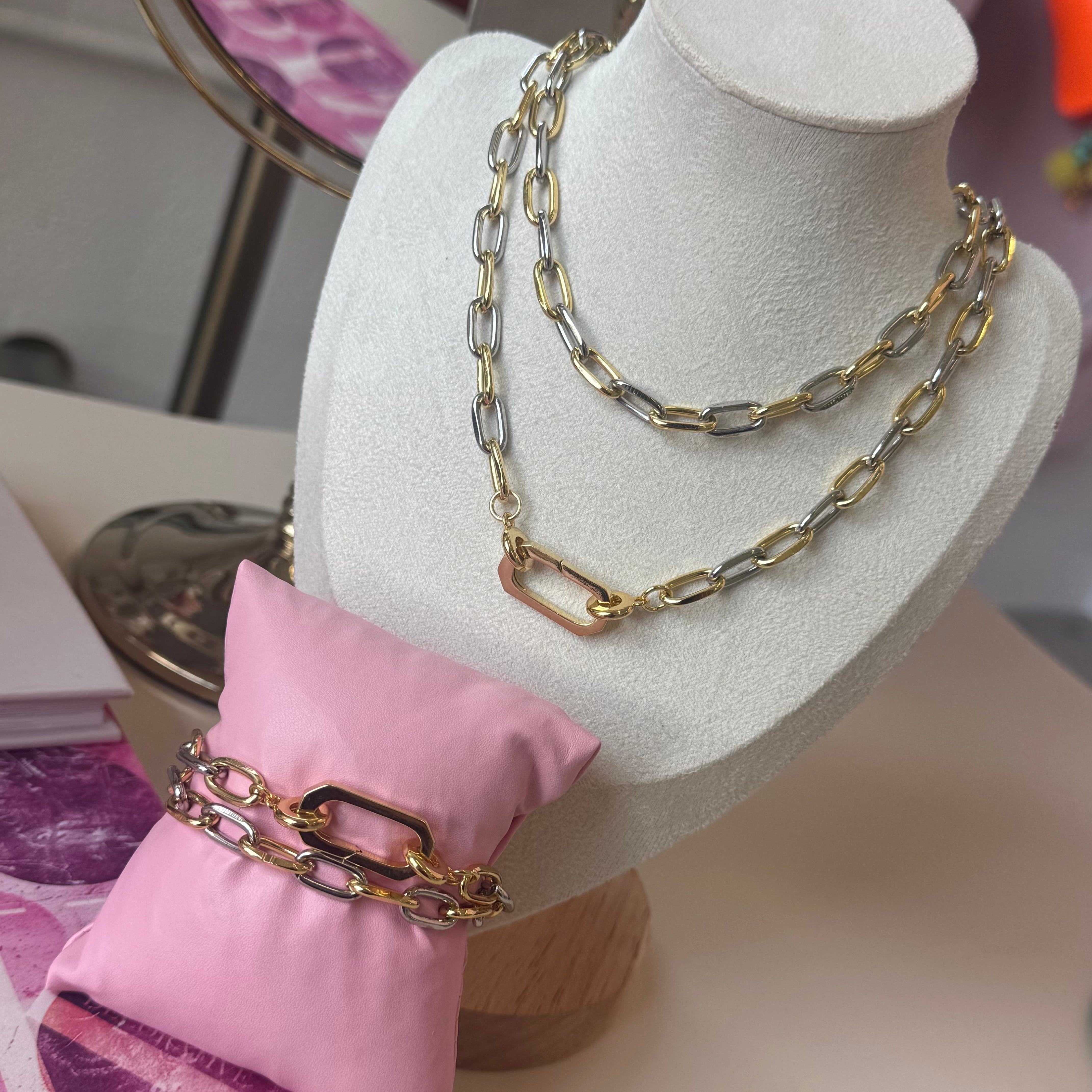 Paper Clip Two Tone Set