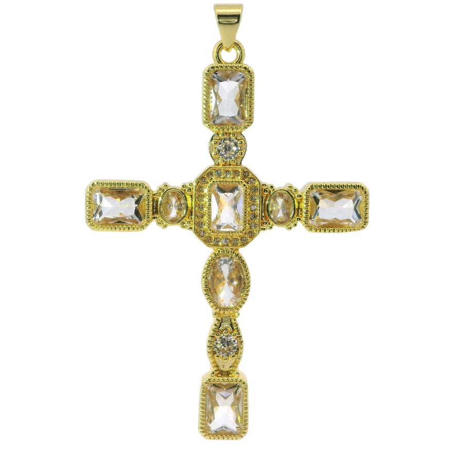 Cross Baguette Charm