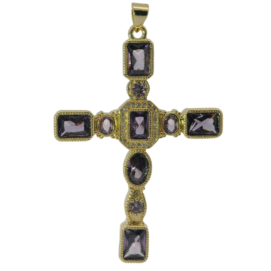 Cross Baguette Charm