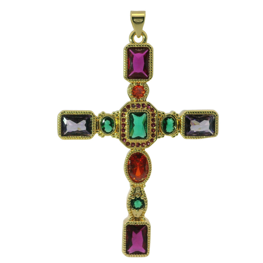 Cross Baguette Charm