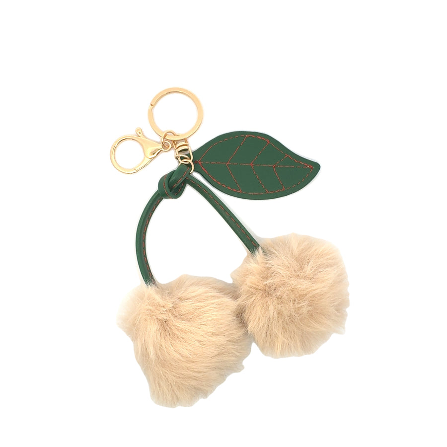 Fluffy Pom Pom Keychain