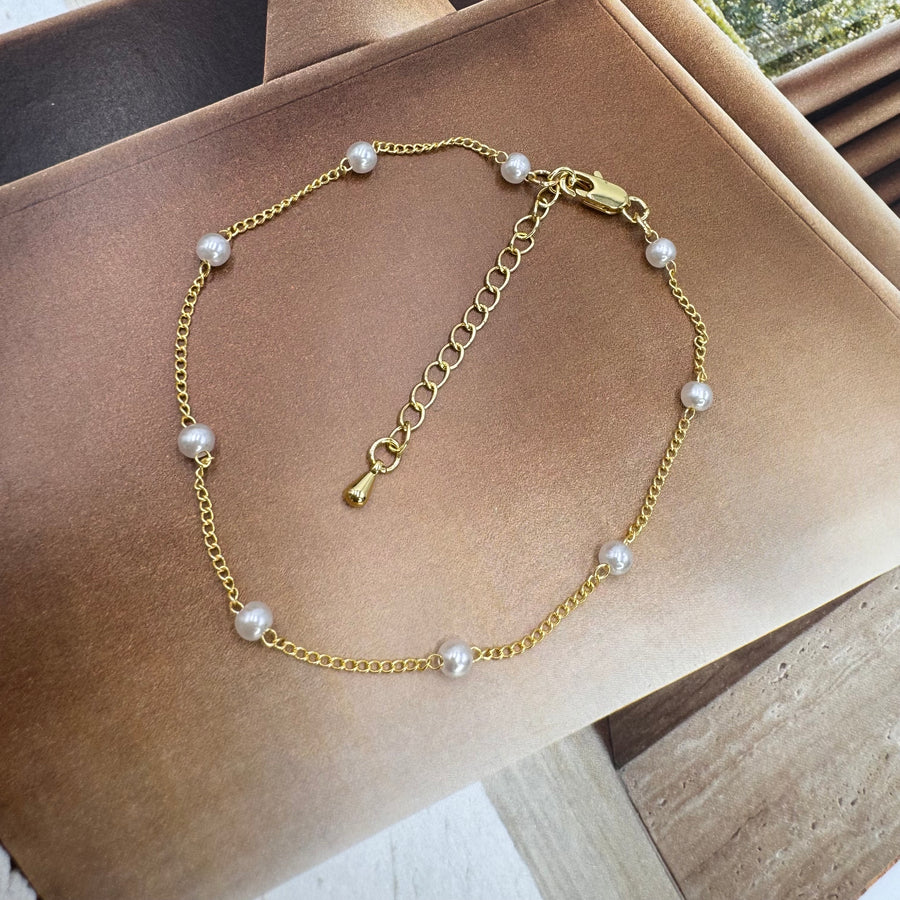 Sweet Pearls Anklet