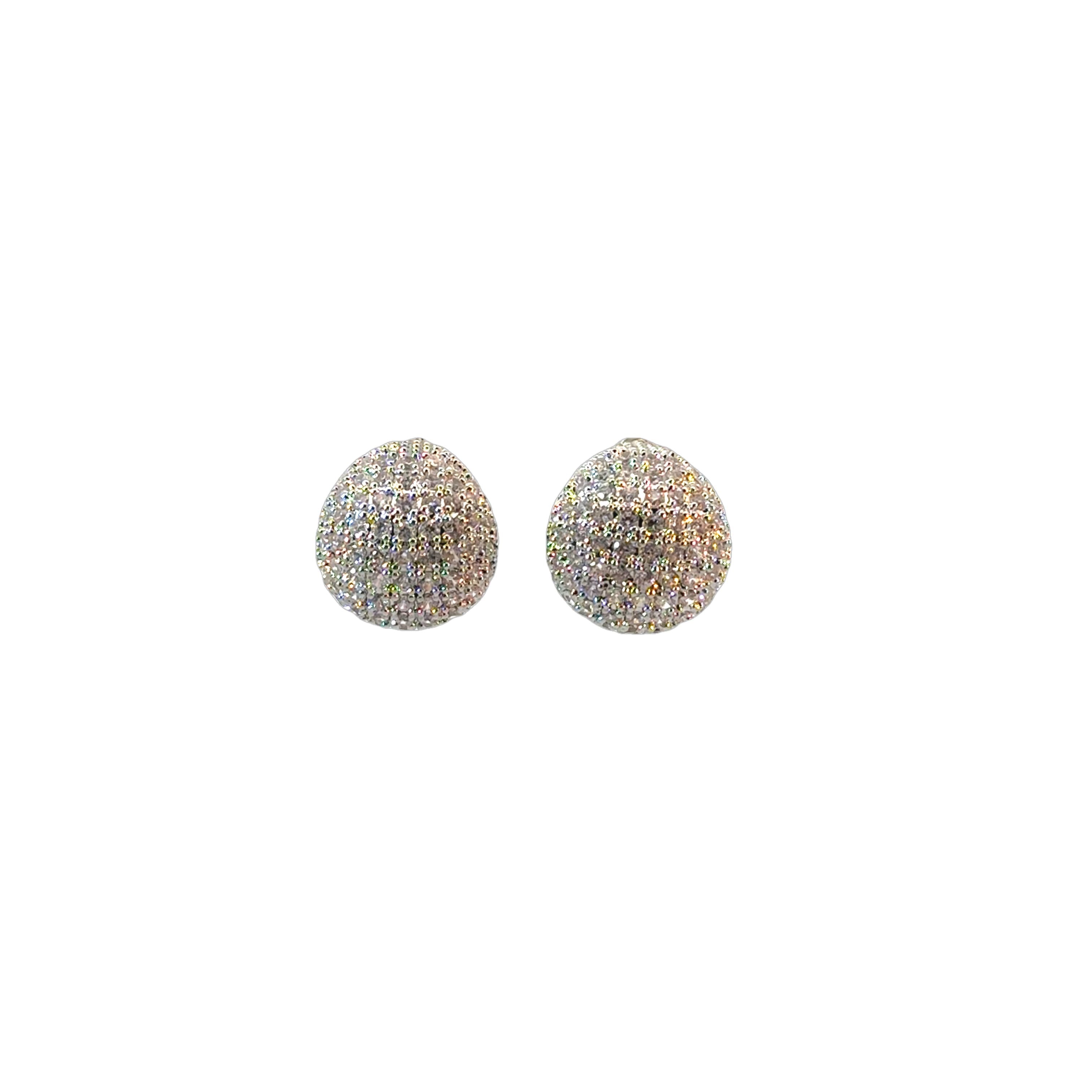 Disco Full Zirconium Earrings