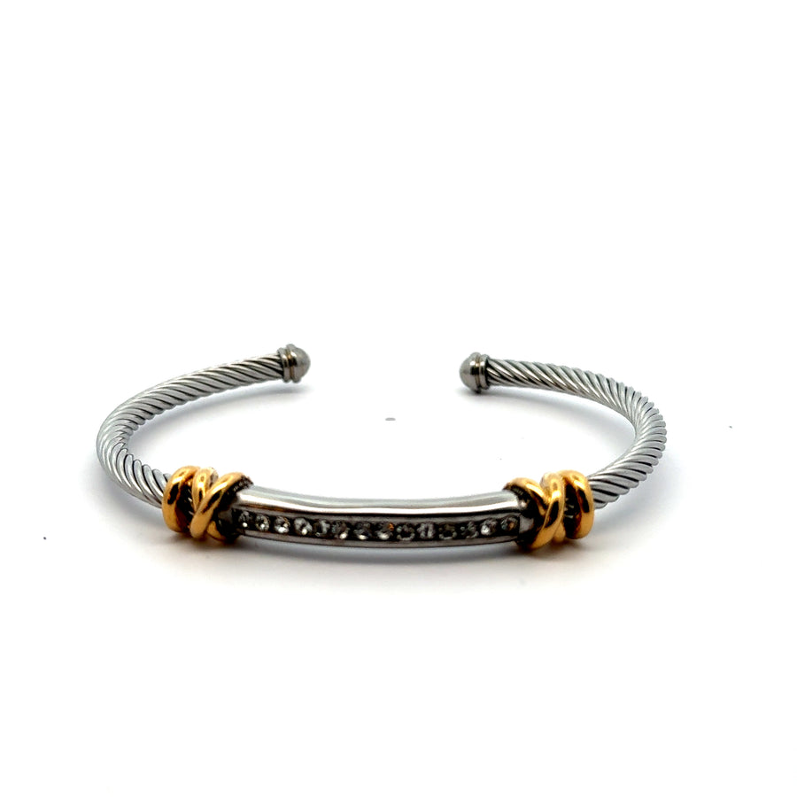 Diamond Line Cable Bracelet