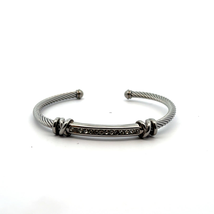 Diamond Line Cable Bracelet