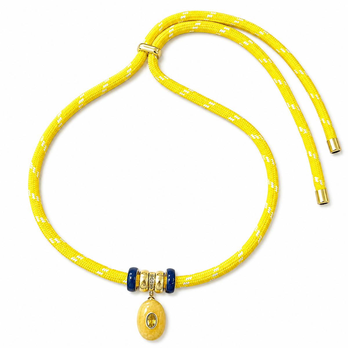 Boho Stone Cord Necklace