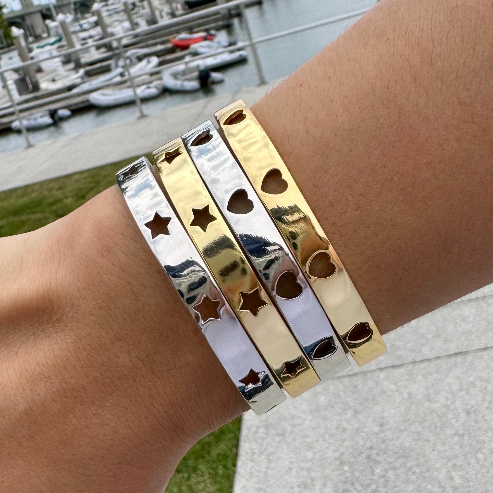 Stars and Hearts Cuff