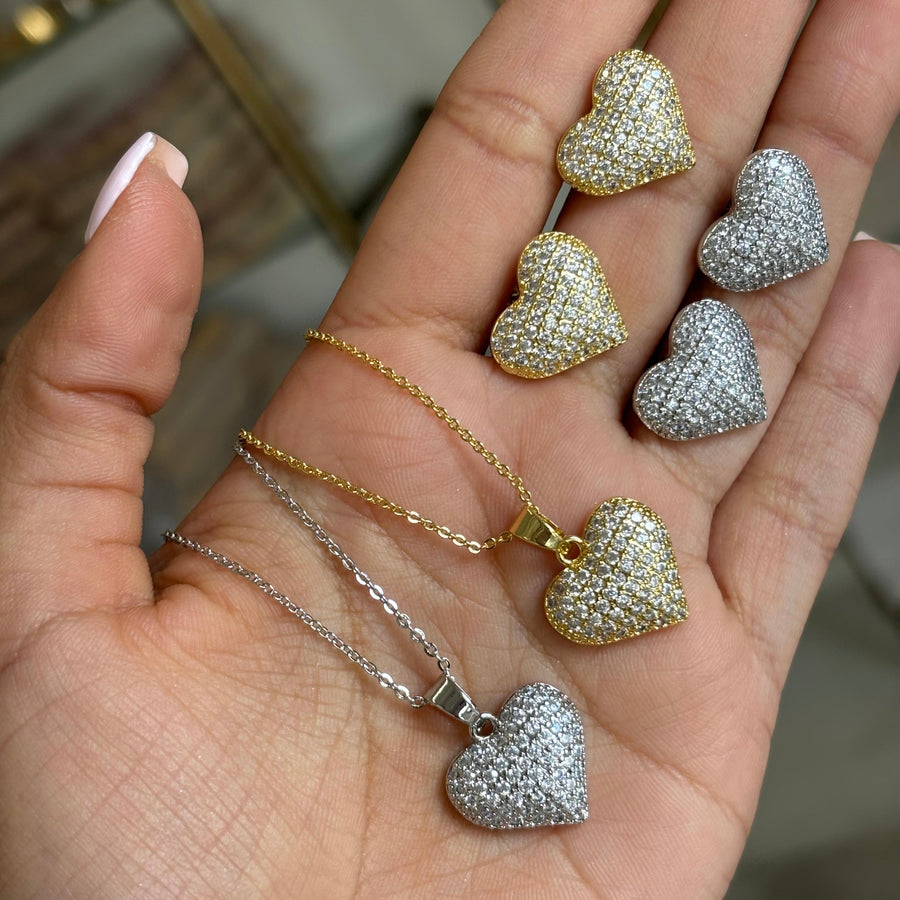 Full Zirconium Heart Set