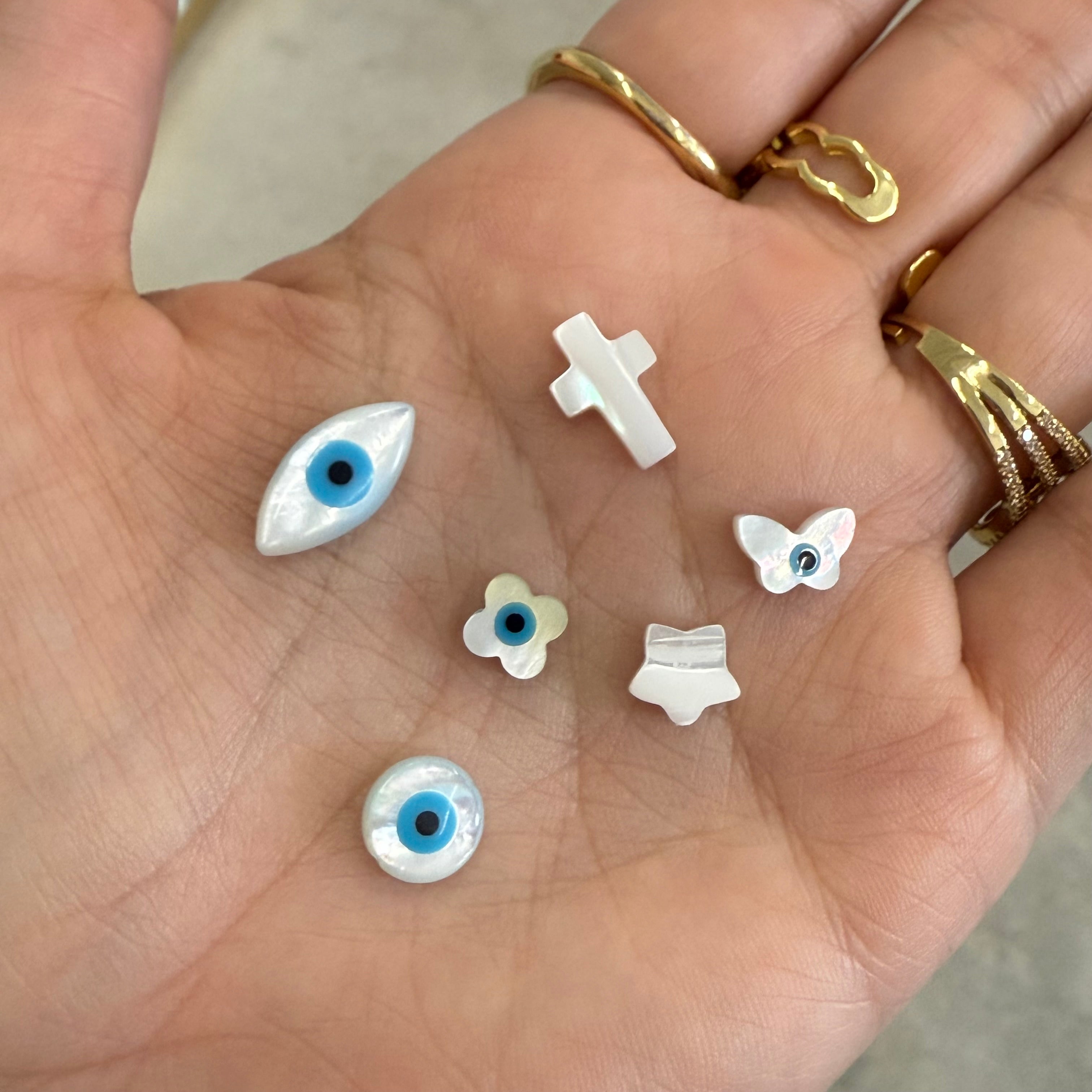 Little Shape Nacar Charms
