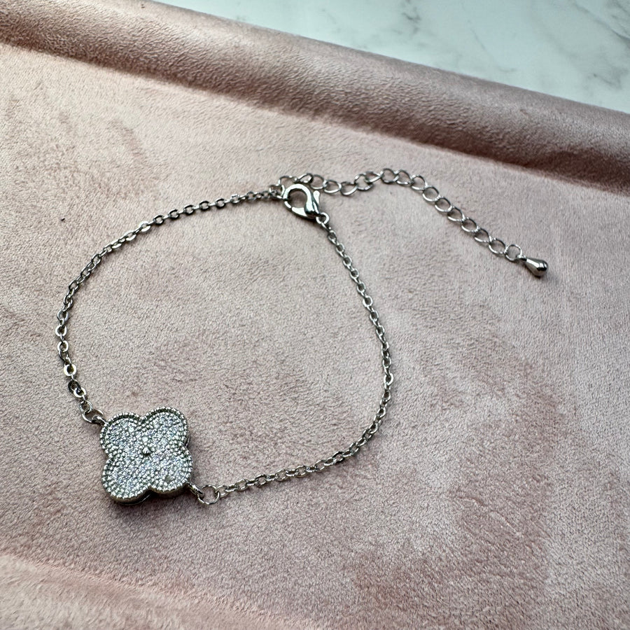 Full Zirconium Clover Bracelet