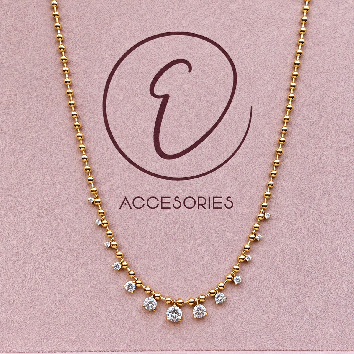 Dainty Diamonds Necklace