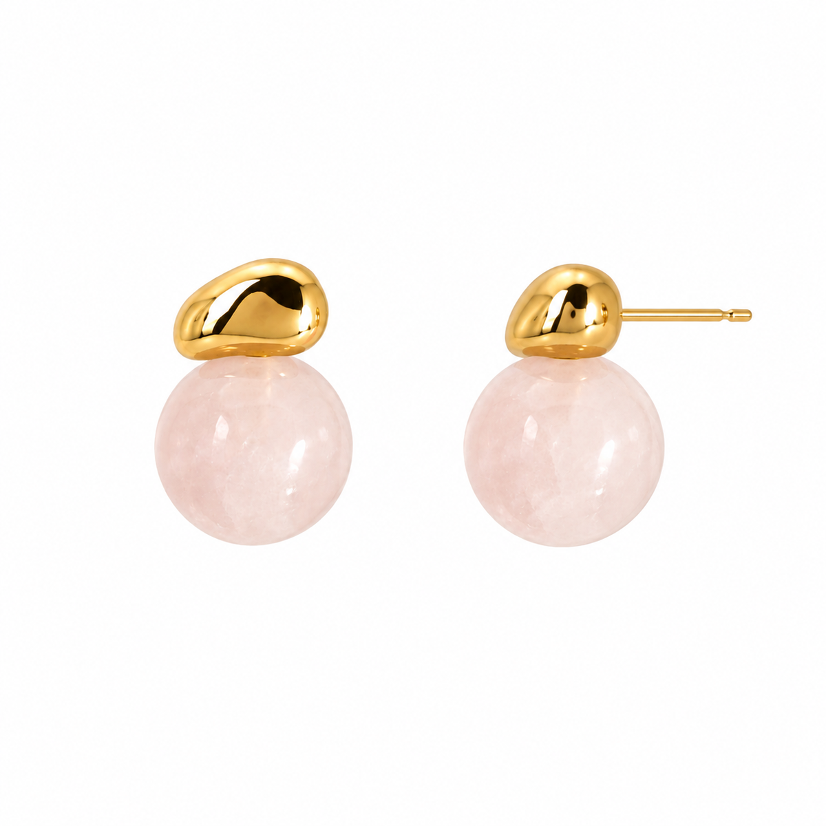 Natural Stone Drop Earrings