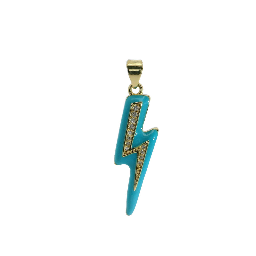 Lightning Enamel Charm