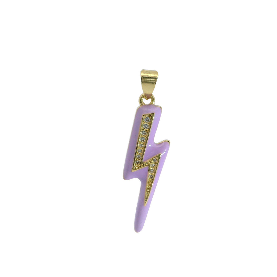 Lightning Enamel Charm