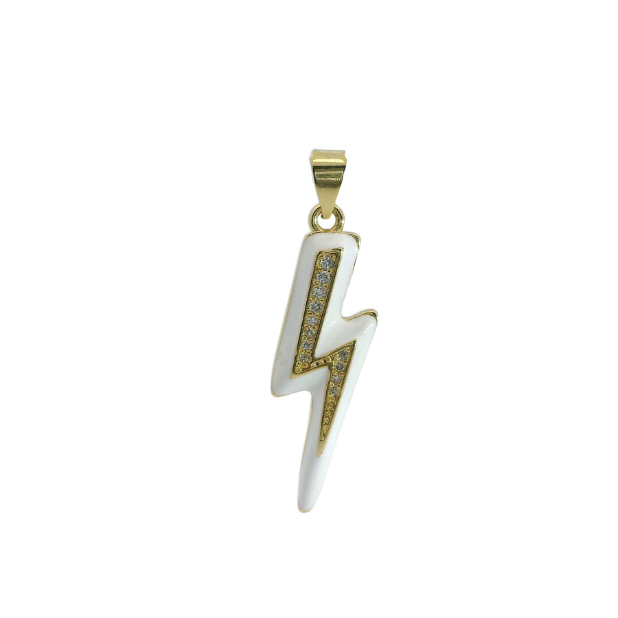 Lightning Enamel Charm