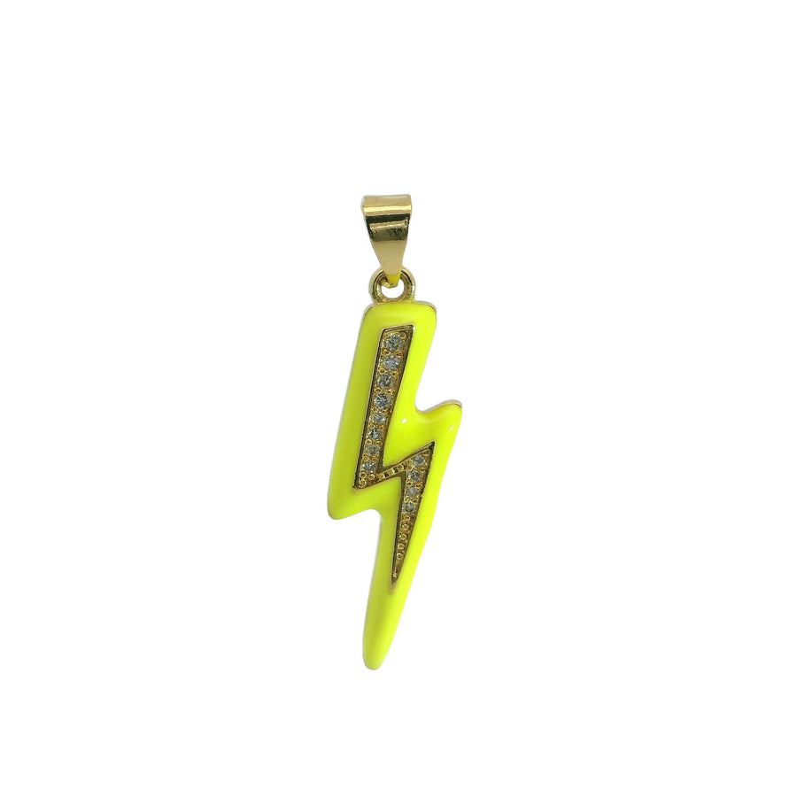 Lightning Enamel Charm