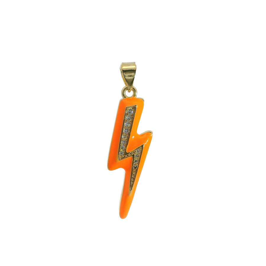 Lightning Enamel Charm