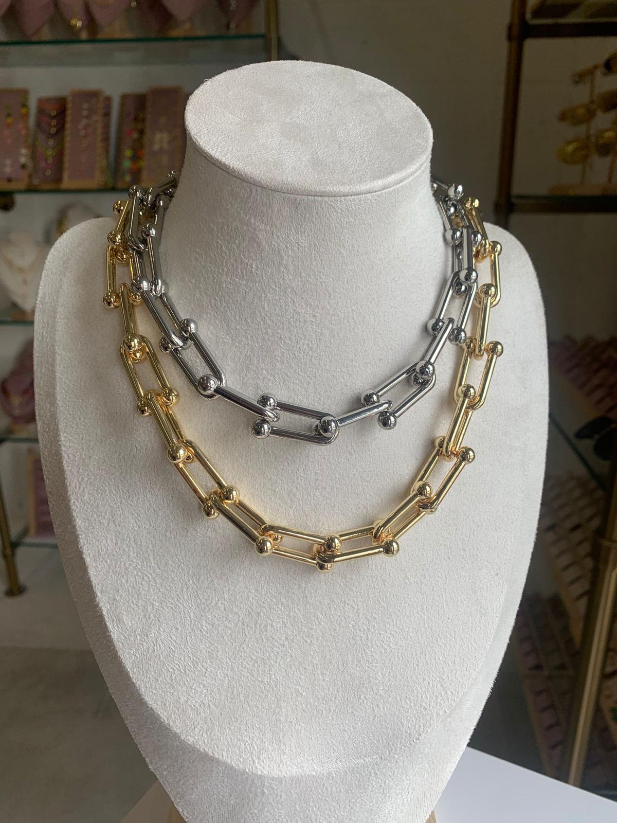 Chunky Old Chain Necklace