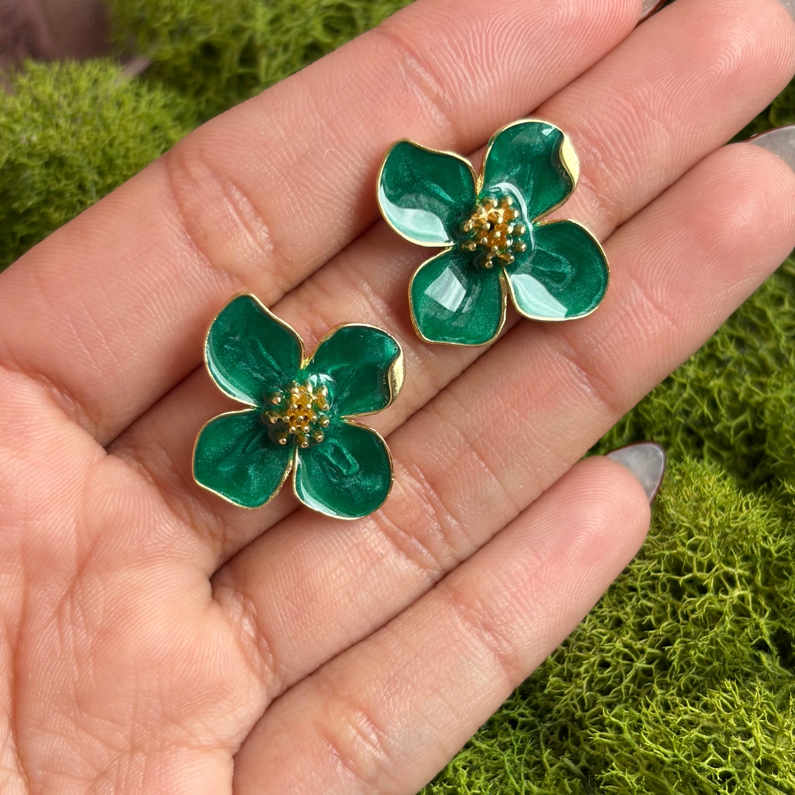 Flower Color Earrings