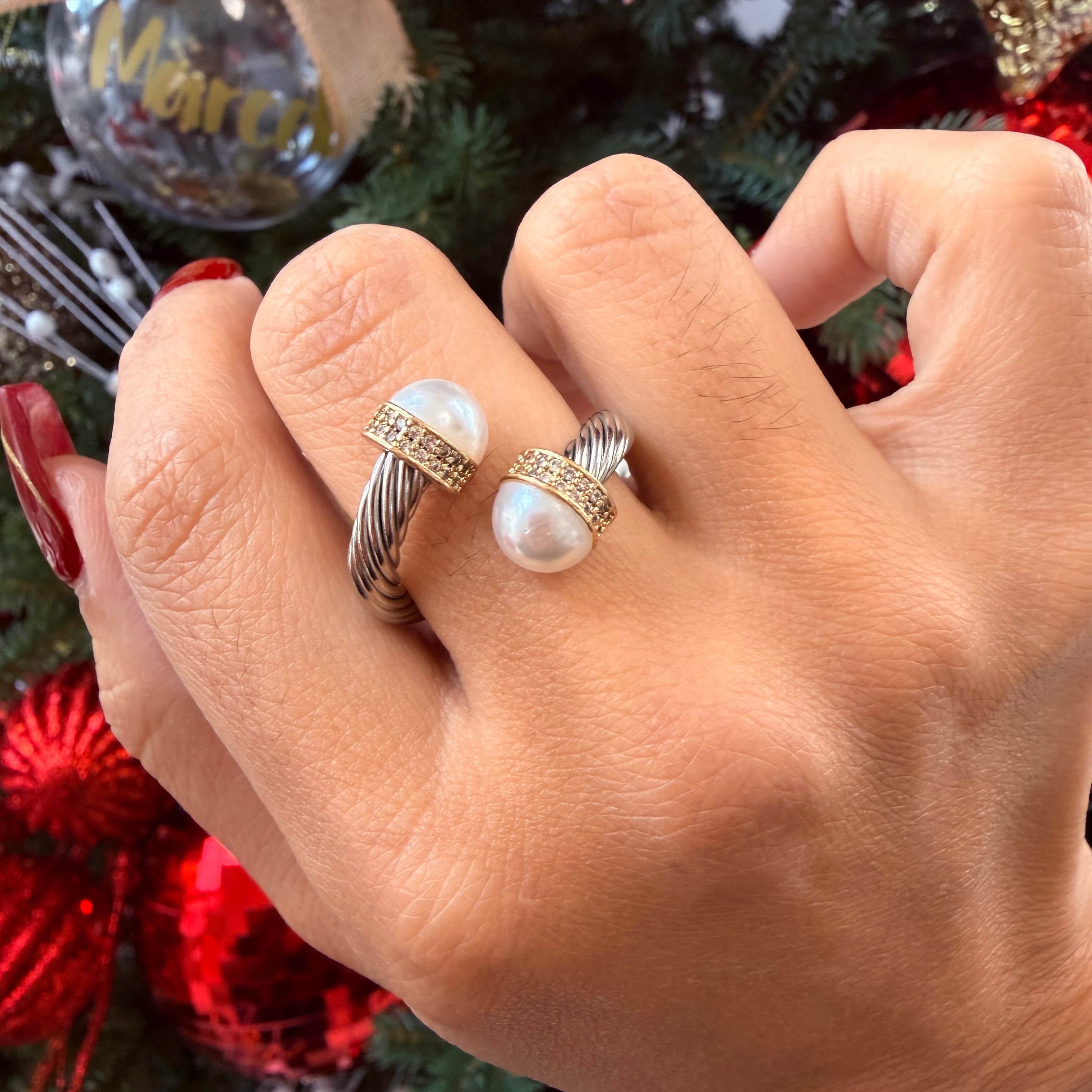 Pearl Cable Ring